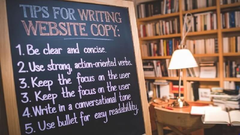 Tips for Writing Website Copy