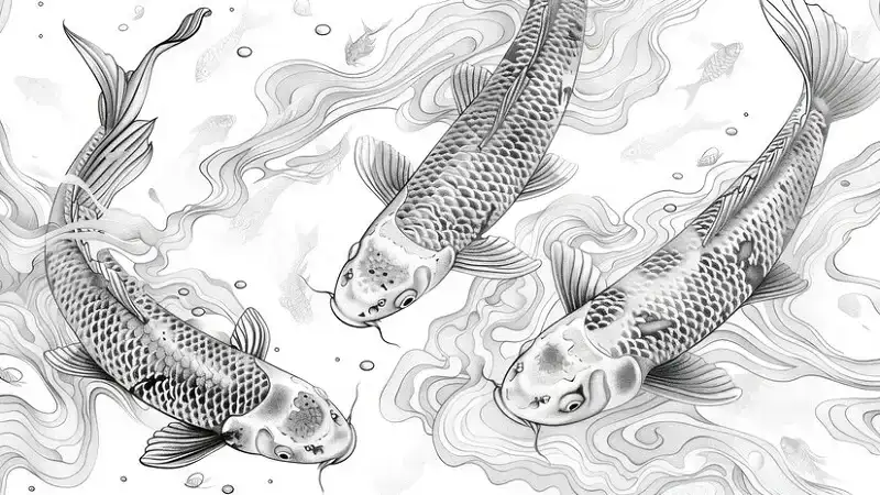 Drawing:oden0gs57cy= Koi Fish